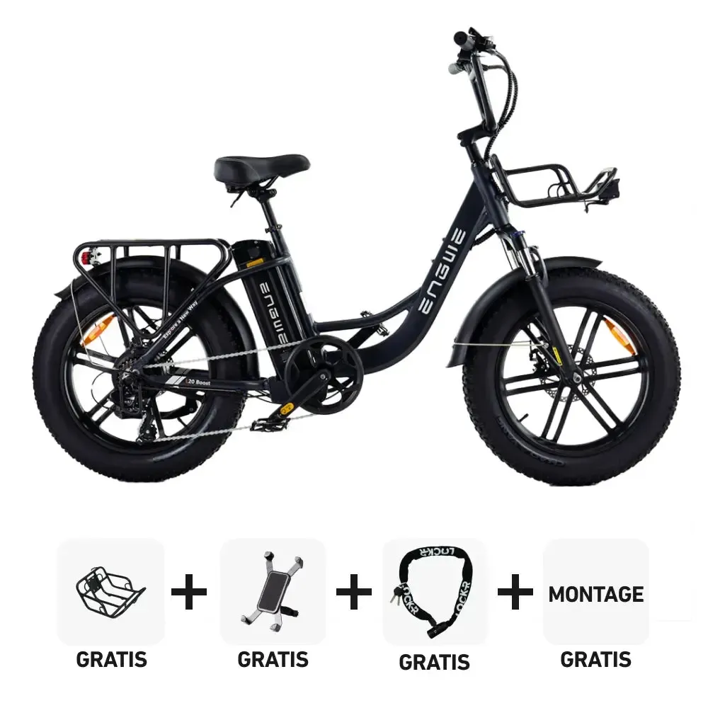 Combi-Deal! | ENGWE L20 Boost - Zwart