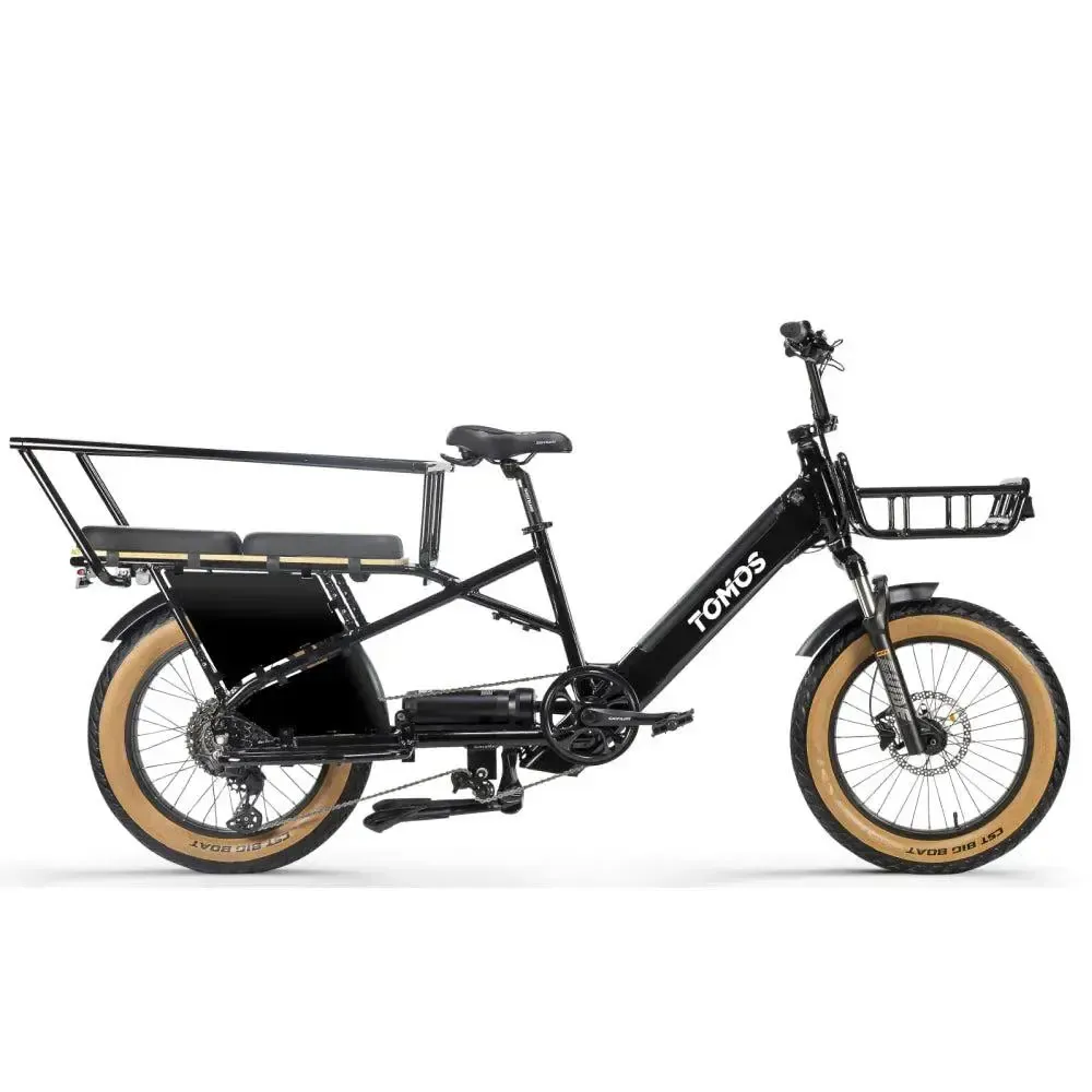 Tomos E-Cargo - Longtail - Zwart - Image 4